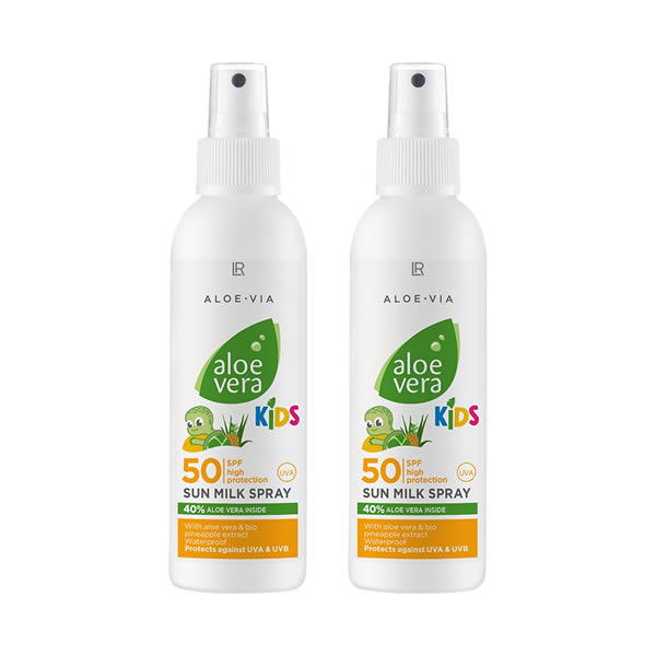 Set Duplo Aloe Vera Kids Spray Protetor Solar FPS 50