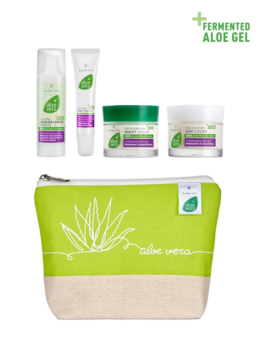 Set Aloe Vera Fermentado Cuidados Rosto