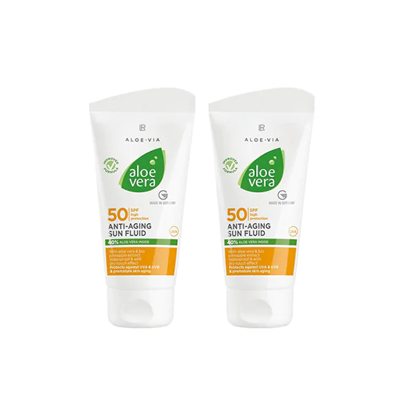 Set duplo protetor solar Anti-idade 50